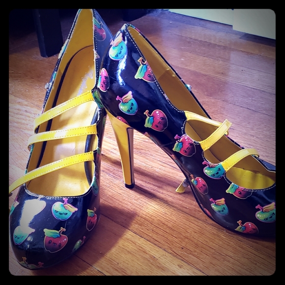 torrid Shoes - Torrid Acrylicana Poison Apple High Heels